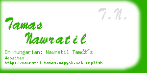 tamas nawratil business card